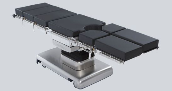 Electrical operating table / X-ray transparent / on casters / height-adjustable Amadis Mediland Enterprise Corporation