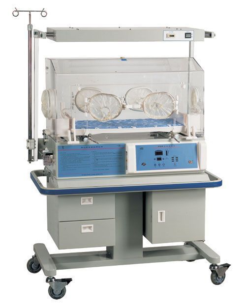 Infant incubator with phototherapy lamp YP-90AB Ningbo David Medical Device