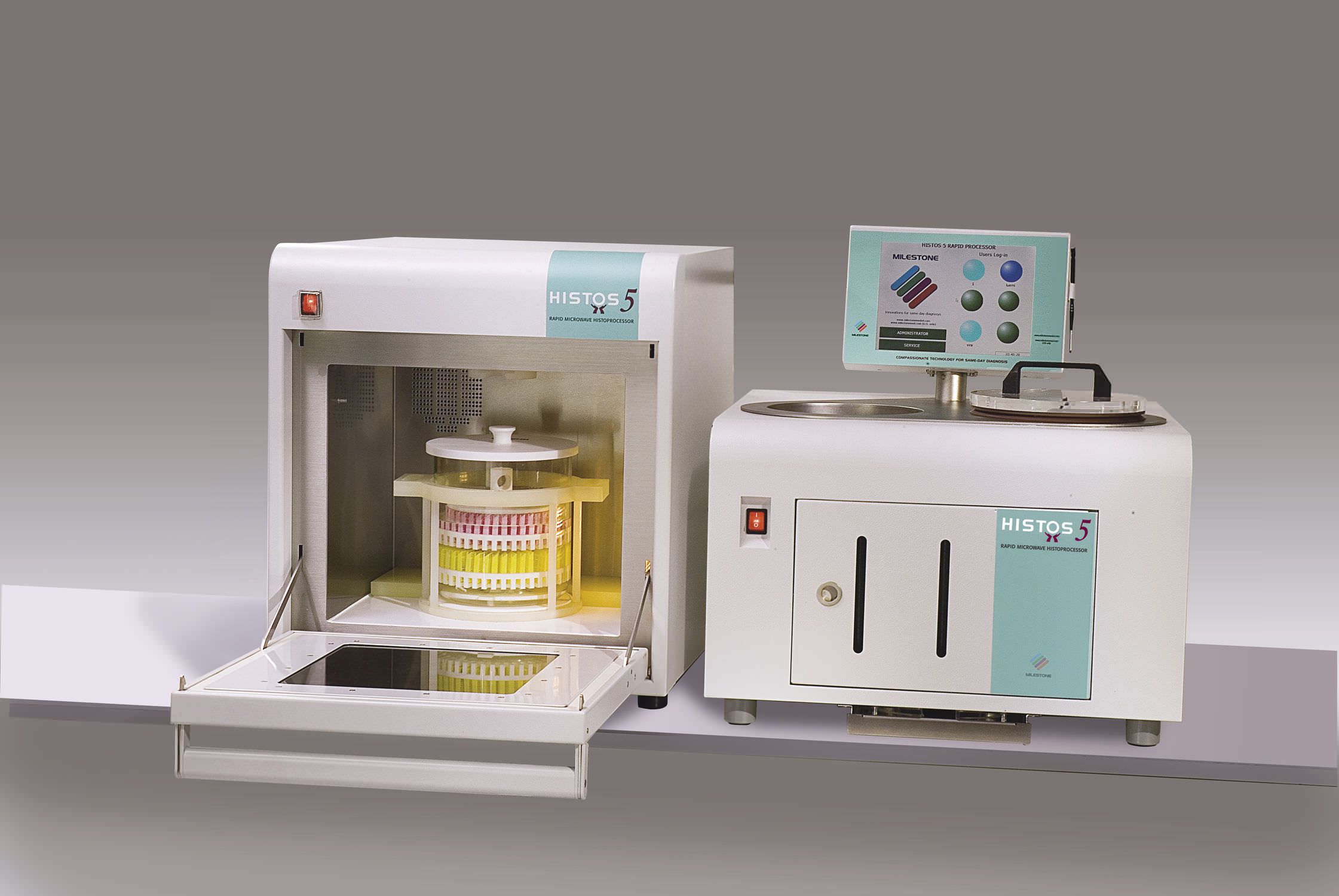 Tissue automatic sample preparation system / for histology / microwave Histos 5 Milestone
