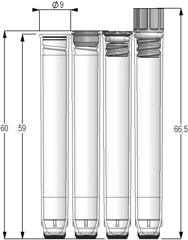 U-bottom test tube / cylindrical / polypropylene 2.00 ml | MPW, MP series Micronic