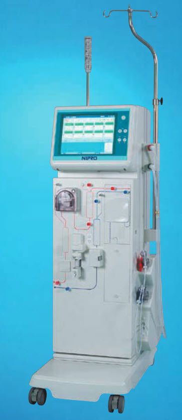 Touchscreen hemodialysis machine / on casters DIAMAX™ Nipro