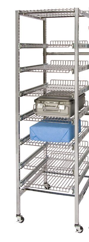 Transport trolley / for sterile goods / open-structure PS-CSS1A-V, PS-CSS1-V Logiquip