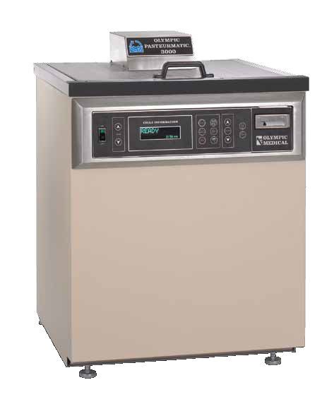 Medical sterilizer / hot water / vertical Olympic Pasteurmatic™ 3000/3500 Natus Medical Incorporated