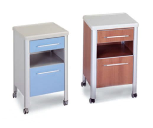 Bedside table / on casters MAC-305 MUKA METAL