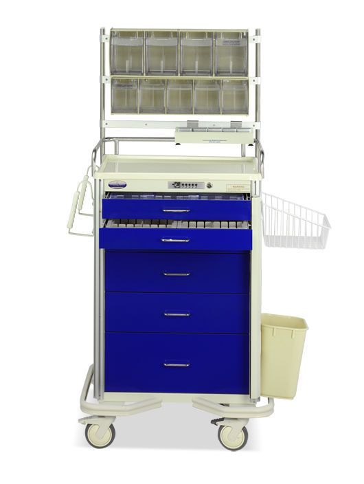 Anesthesia cart / instrument / with waste bin / with basket MUKA METAL