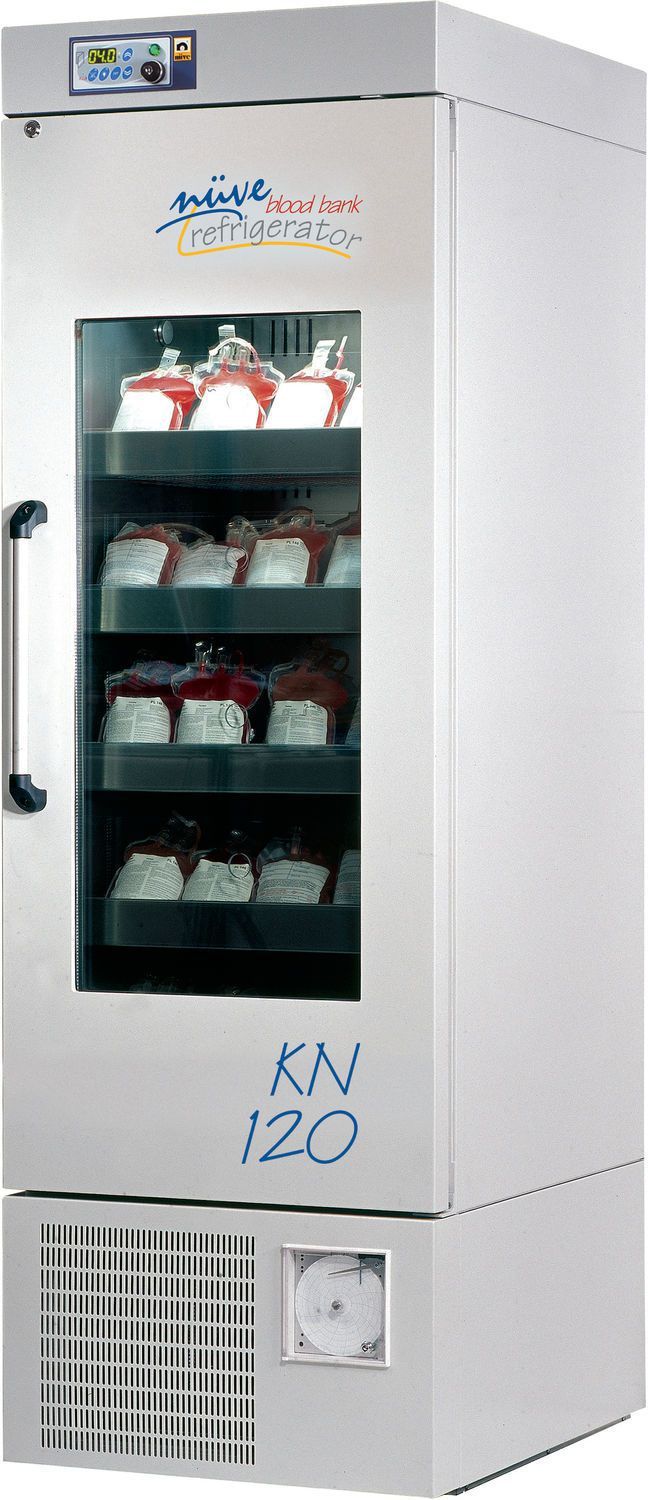 Blood bank refrigerator 0 - 10°C, 320 - 1090 L | KN series Nüve