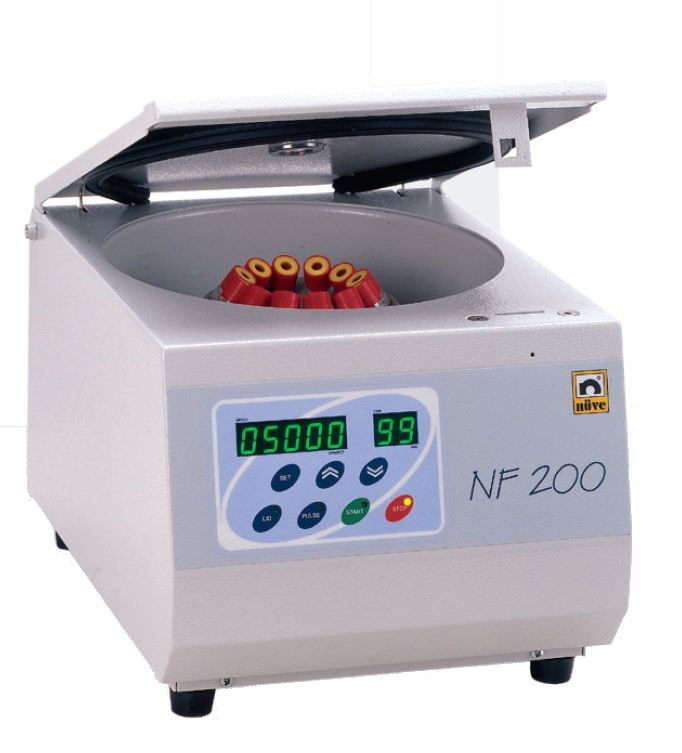 Laboratory centrifuge / bench-top 1 000 - 5 000 rpm | NF 200 Nüve