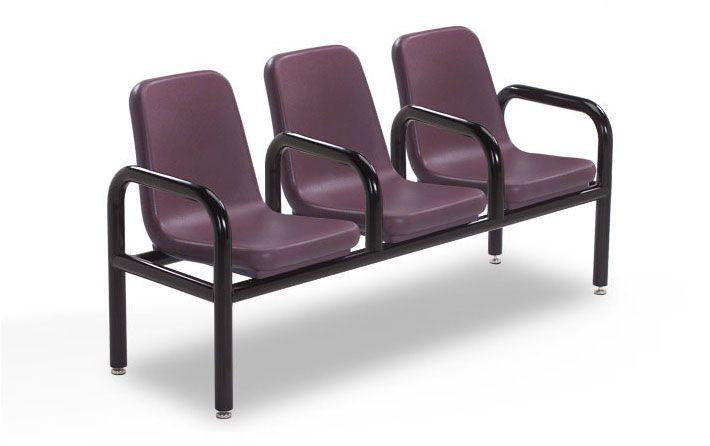 Waiting room chair / beam / 3 seater Boulder™ Norix