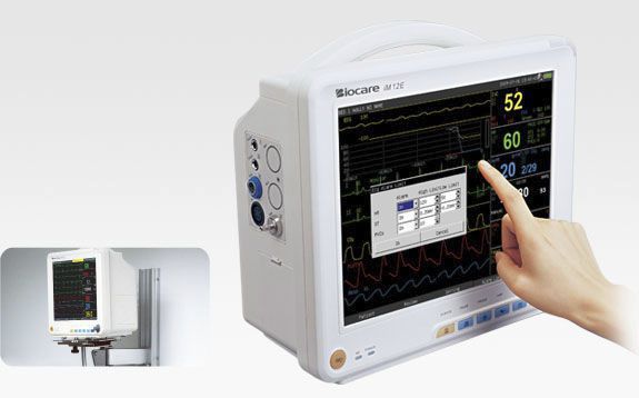 Compact multi-parameter monitor / transport / with touchscreen iM 12E Biocare