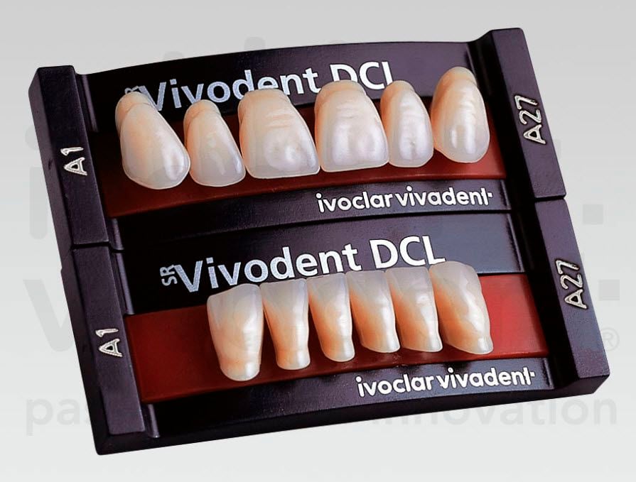 Resin dental prosthesis SR Vivodent DCL Ivoclar Vivadent
