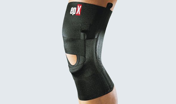 Knee sleeve (orthopedic immobilization) / infra-patellar knee strap / patella stabilisation / open knee epX® Knee J Lohmann & Rauscher
