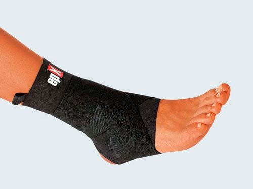 Ankle strap (orthopedic immobilization) / ankle sleeve / open heel epX® Dynamic Lohmann & Rauscher
