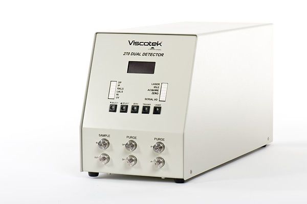 GPC/SEC chromatography detector / photodiode array / viscometer / RI Viscotek 270 Detector Malvern Instruments