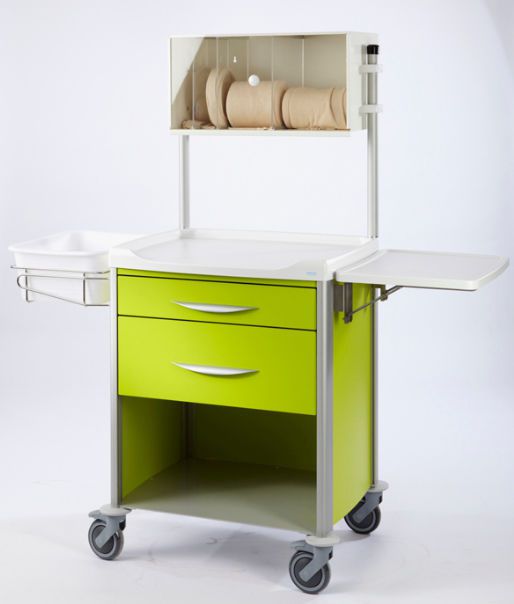 Treatment trolley / plaster / with drawer / 4-tray Oscimed SA