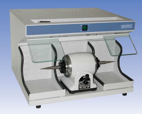 Dental laboratory polishing lathe with vacuum cleaner POLICLEAN OBODENT GmbH