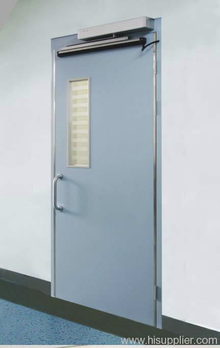 Hospital door / swinging / stainless steel / aluminum PDM1 OWNIC