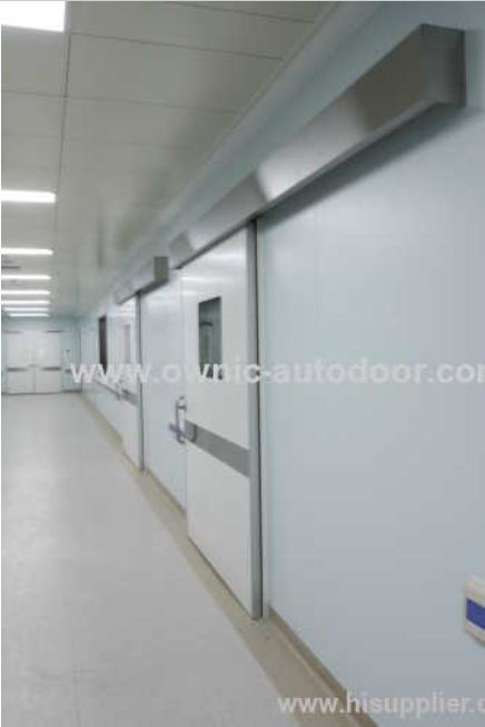 Hospital door / sliding / automatic / stainless steel QTDM OWNIC