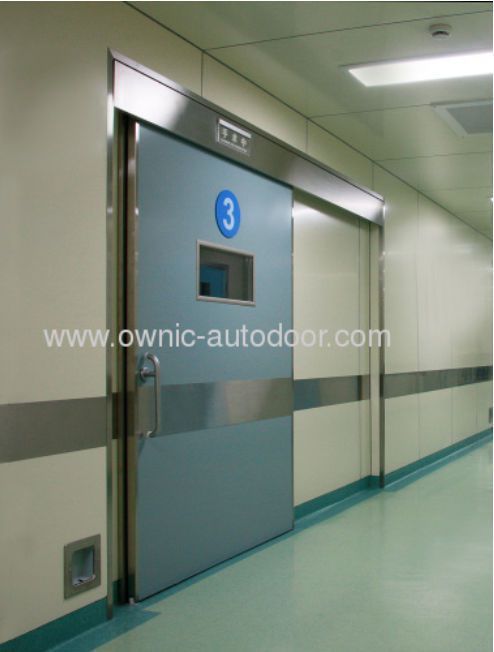 Sliding door / hermetic / aluminum / stainless steel QTDMN OWNIC