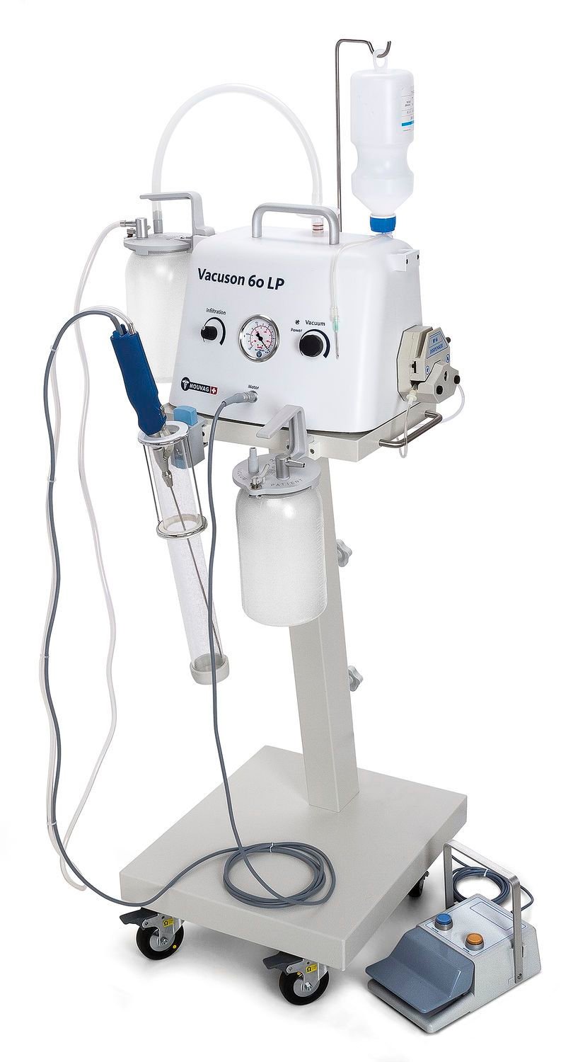 Electric surgical suction pump / for liposuction Vacuson 60 LP Nouvag