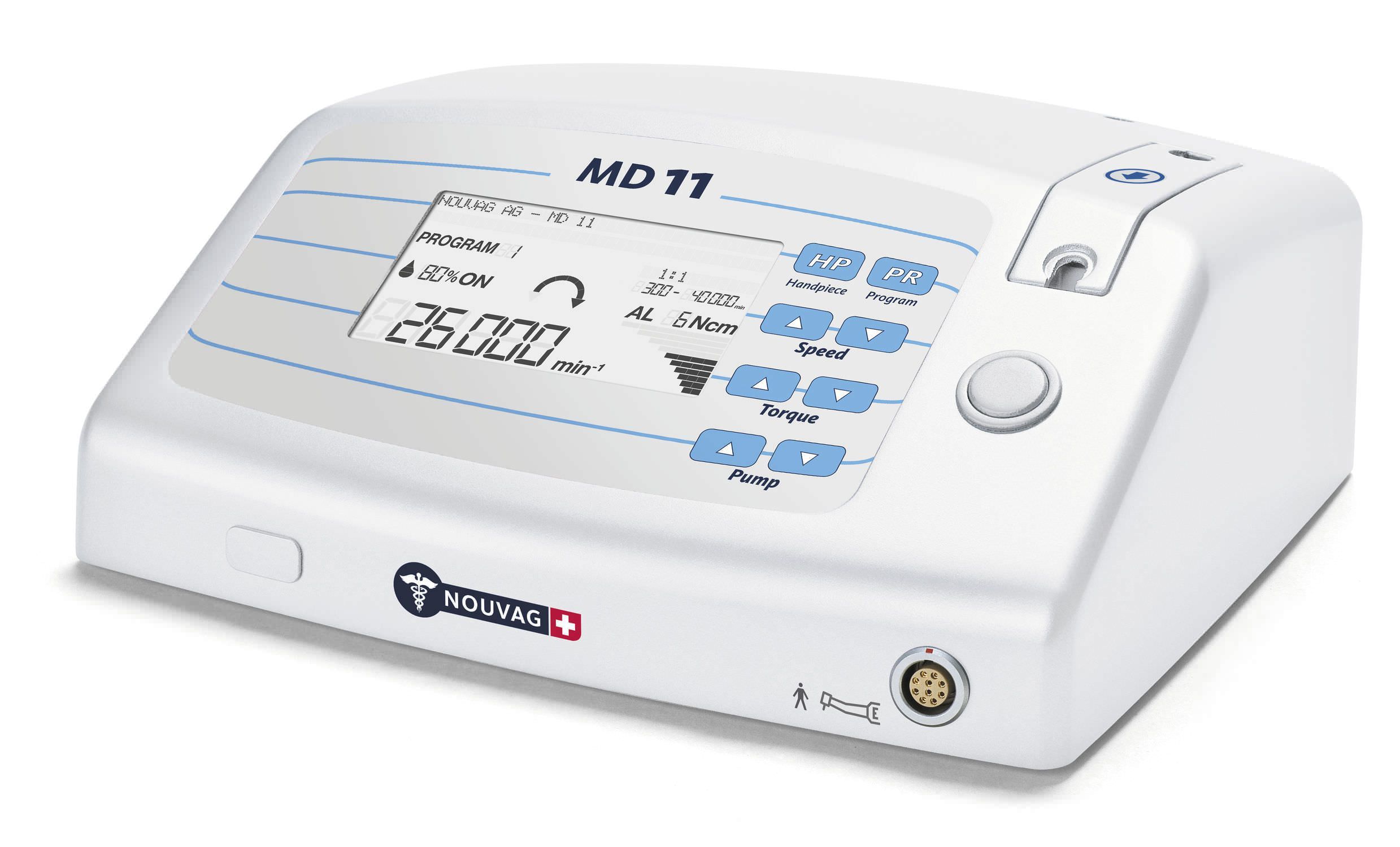 Dental surgery micromotor control unit / for implantology micromotors / complete set MD 11 Nouvag