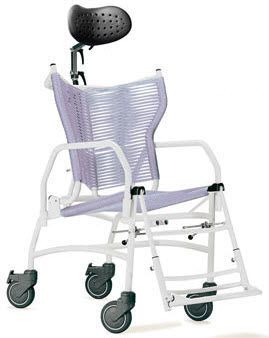 Shower chair / commode / on casters / height-adjustable 203-5 ORMESA srl
