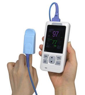 Handheld pulse oximeter / fingertip AH-MX Acare