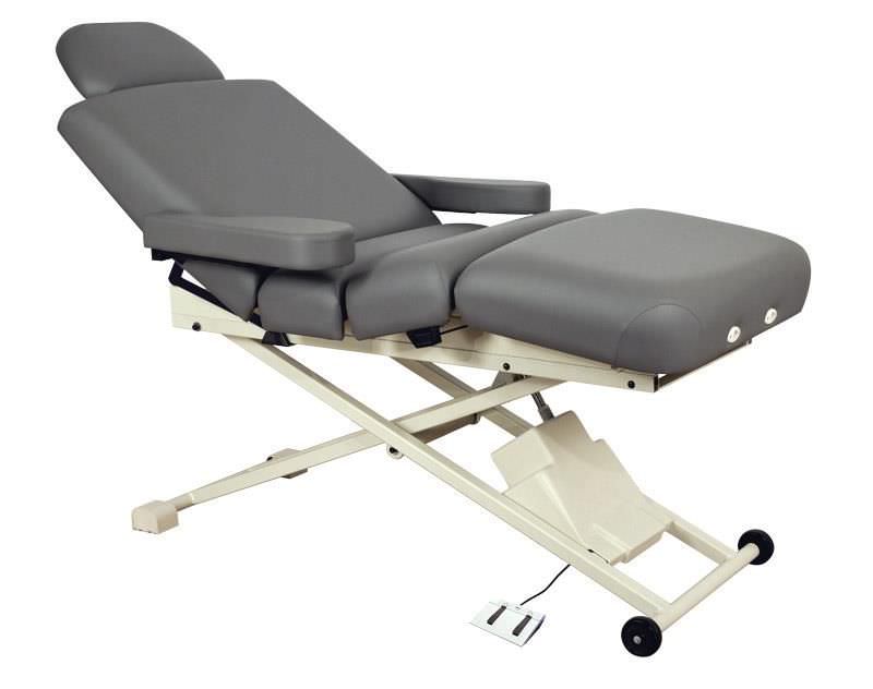 Electric spa table / on casters / height-adjustable / 4 sections Proluxe Oakworks Massage