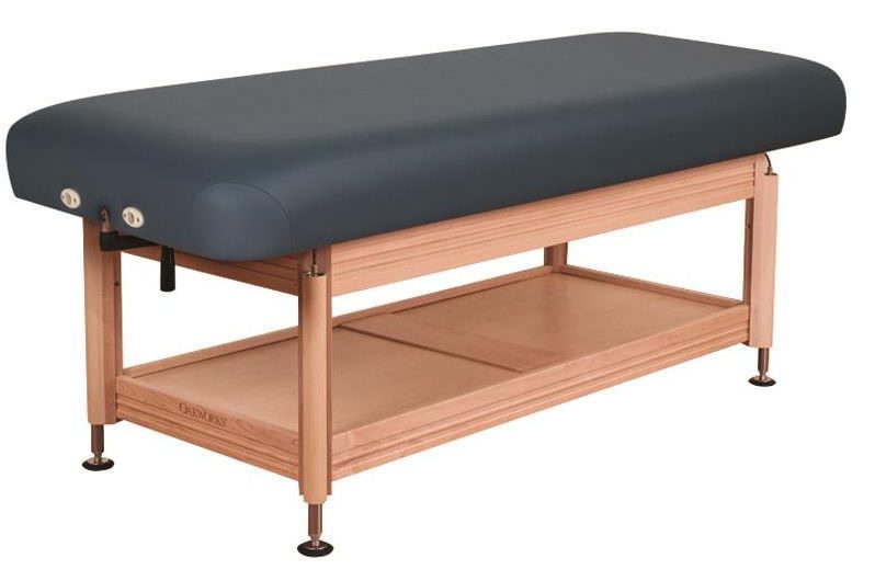 Hydraulic spa table / manual / height-adjustable / 1 section Clinician™ Oakworks Massage