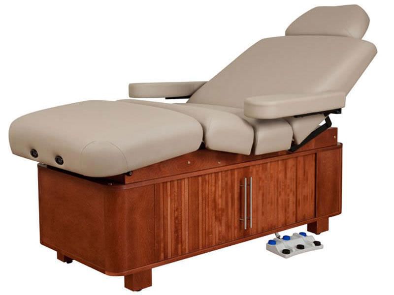 Electric spa table / height-adjustable / 4 sections Celesta® Oakworks Massage