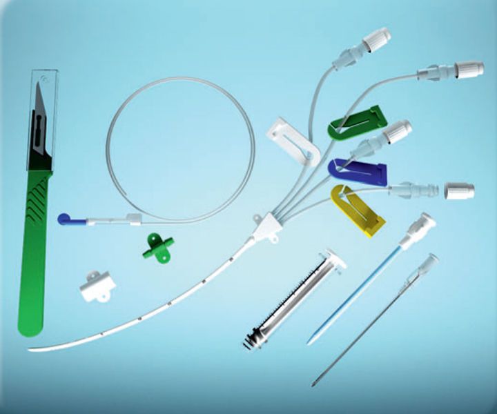 Central venous venous catheter set / quadruple-lumen SELDIFLEX® PRODIMED - PLASTIMED