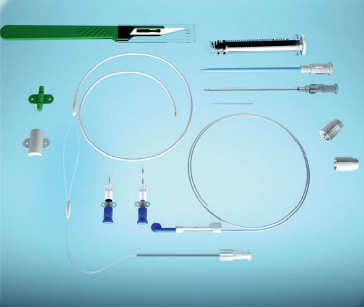 Tunneling venous catheter set / central venous / double-lumen SELDIFLEX® PRODIMED - PLASTIMED