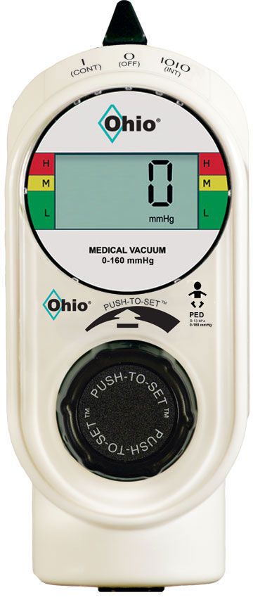Vacuum regulator / plug-in type / digital PUSH-TO-SET™ Pediatric Ohio Medical