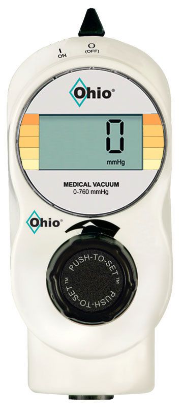 Vacuum regulator / plug-in type / digital PUSH-TO-SET™ NEO 1430 Ohio Medical
