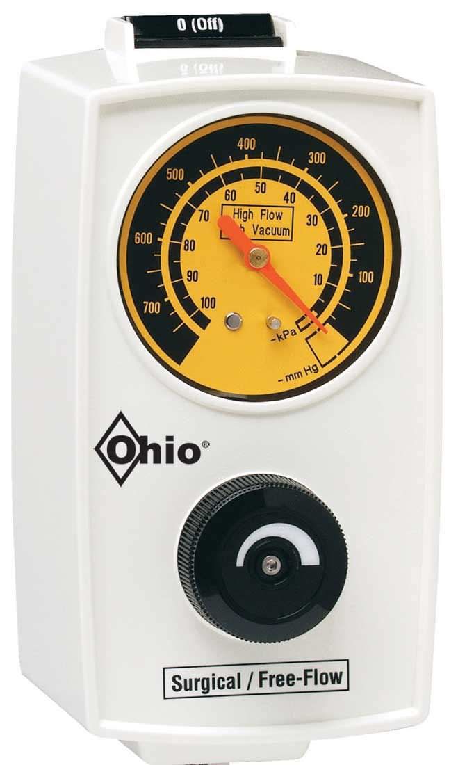 Vacuum regulator / plug-in type / surgical FREE FLOW (ISO/CE) 1247 Ohio Medical