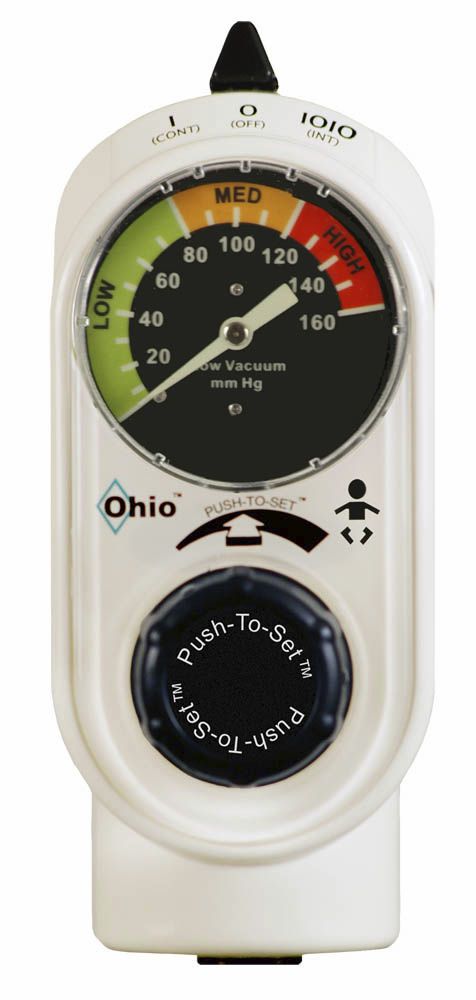 Vacuum regulator / plug-in type / pediatric PUSH-TO-SET™ PED Ohio Medical