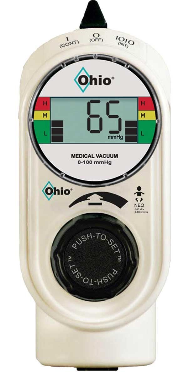 Vacuum regulator / plug-in type / digital PUSH-TO-SET™ Neonatal Ohio Medical