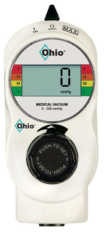Vacuum regulator / plug-in type / digital PUSH-TO-SET™ 1324 Ohio Medical