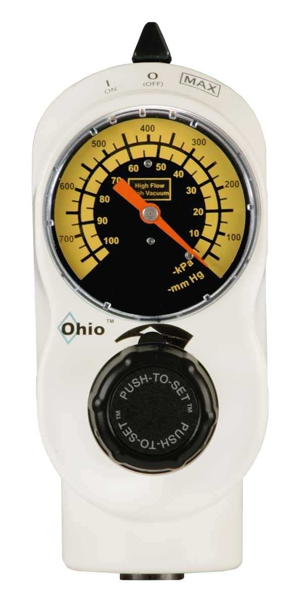 Vacuum regulator / plug-in type PUSH-TO-SET™ 1226 (ISO/CE) Ohio Medical
