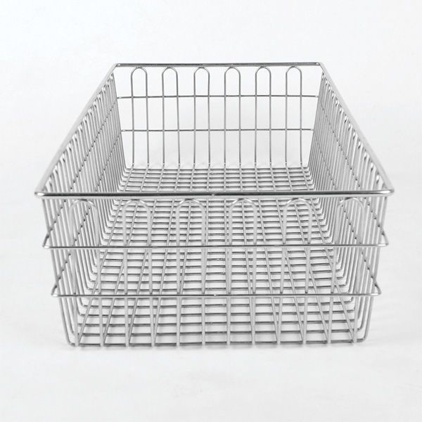 Stainless steel sterilization basket / perforated RENOSEM