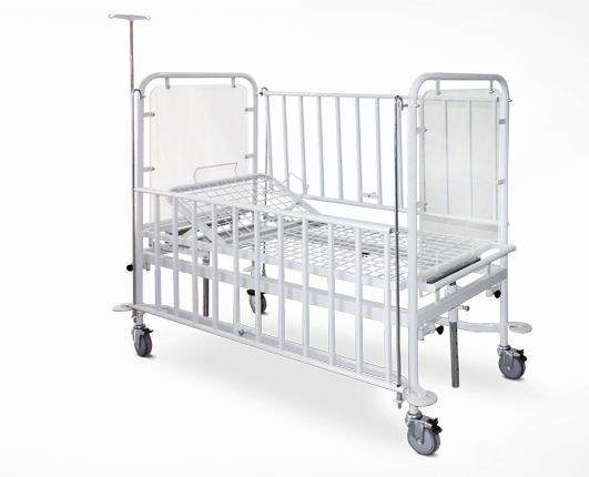 Mechanical bed / on casters / 2 sections / pediatric 1451A Psiliakos Leonidas