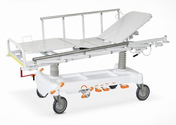 Transport stretcher trolley / height-adjustable / hydraulic / 4-section 6005 Psiliakos Leonidas