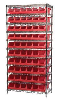 Container shelving unit SYSTEM BIN™ Akro-Mils
