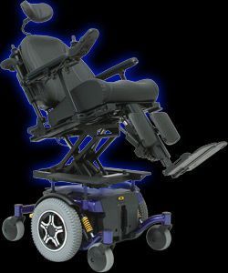 Electric wheelchair seating TRU Balance® Power Lift & Tilt Pride