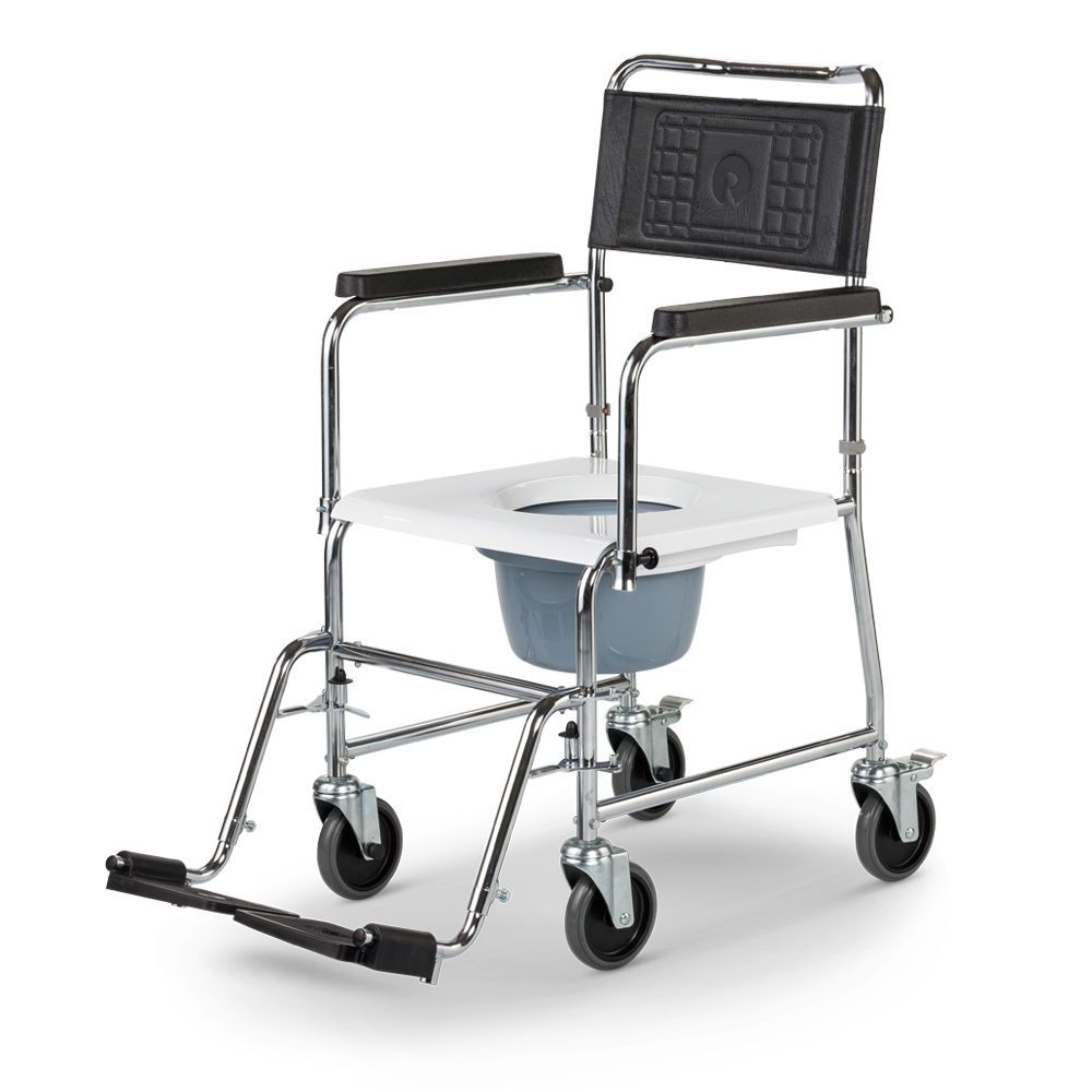 Shower chair / with bucket / on casters / bariatric HCDA Meyra - Ortopedia