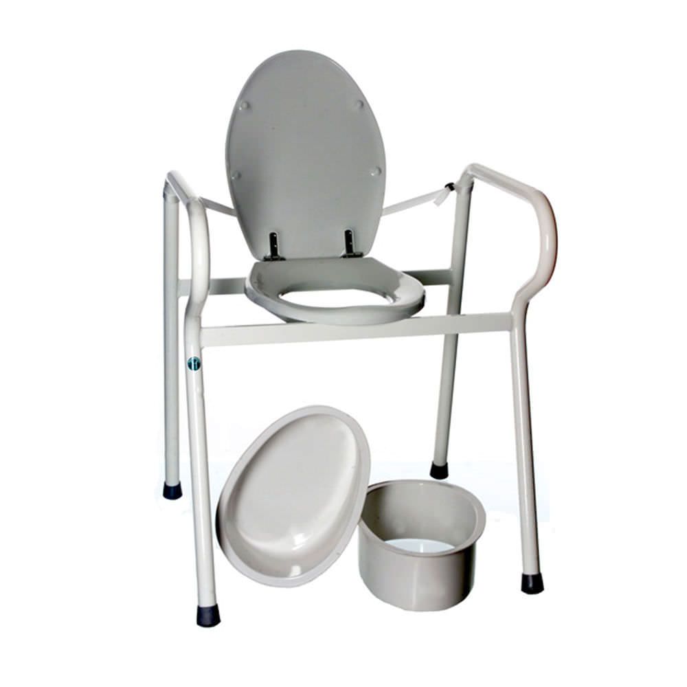 Raised toilet seat with armrests / bariatric 200 kg Meyra - Ortopedia