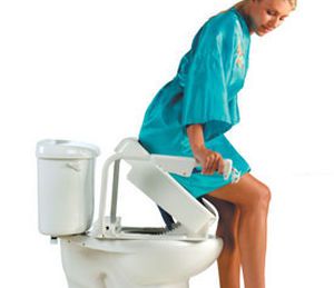 Raised toilet seat SCALEO MEDICAL
