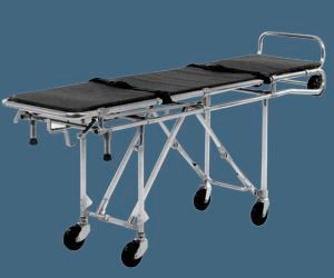 Mortuary stretcher trolley / mechanical / 1-section F23 Mortech Manufacturing