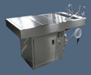 Necropsy table / with sink 1036-215 Mortech Manufacturing