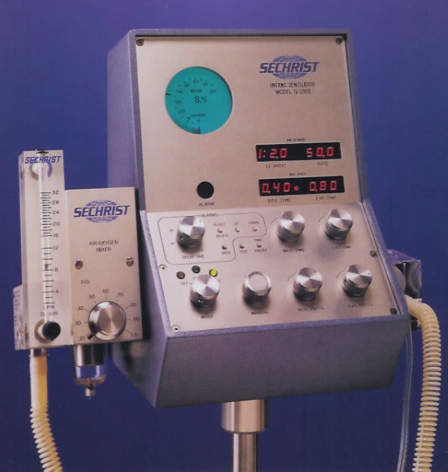 Resuscitation ventilator / infant Sechrist IV-100B Sechrist Industries, Inc.