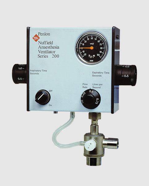 Pneumatic ventilator / anesthesia Nuffield 200 Penlon